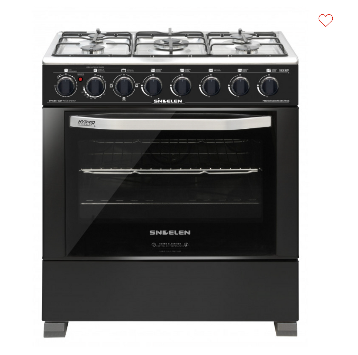 COCINA HIBRIDA GLP 5Q SECURITY FLAME CH-700NG