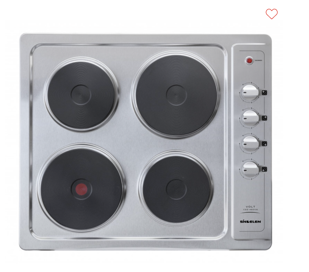 Encimera eléctrica 4 platos CEE-4601IN