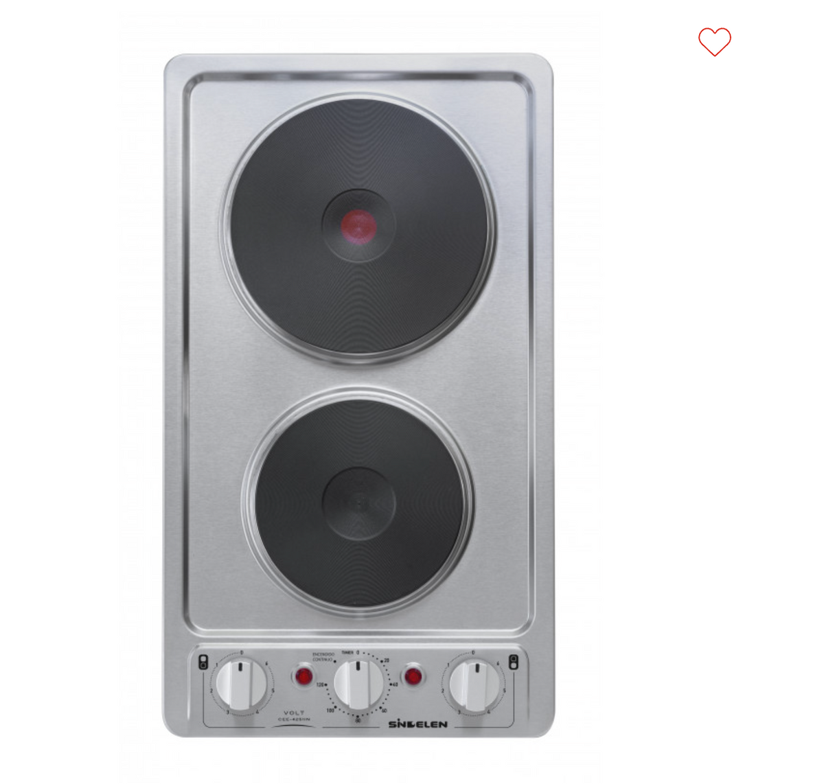 Encimera eléctrica 2 platos CEE-4251IN