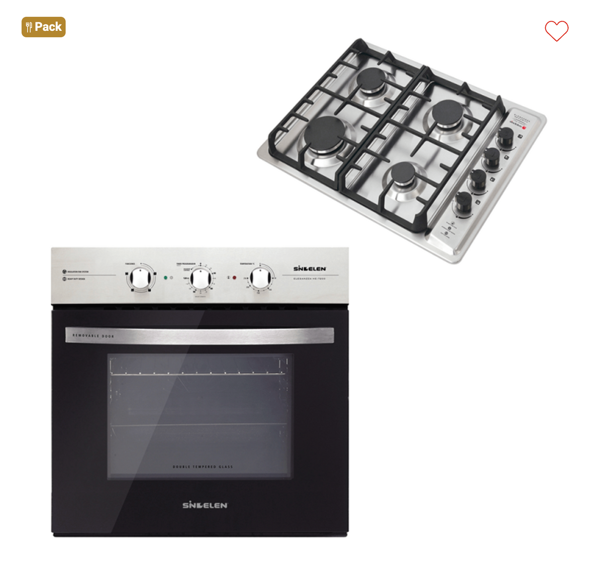 Kit Duo Encimera y Horno • HE-7200IN + CEG-4650IN