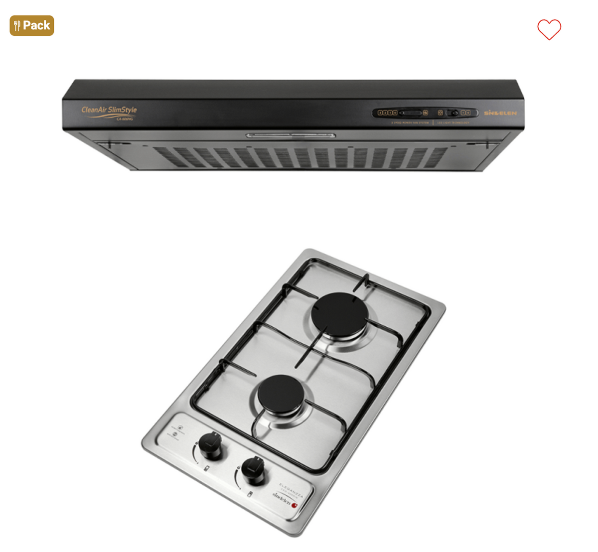 Kit Campana y Encimera • CEG-4250IN + CA-606NG